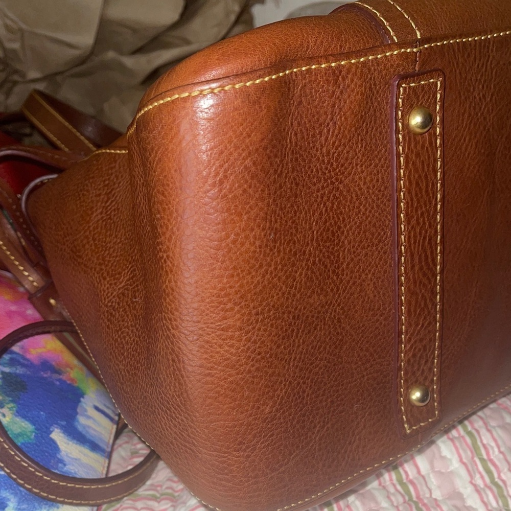 Dooney & Bourke Leather Florentine Travel Work Everyday Bag by Dooney & Bourke - Picture 11 of 15